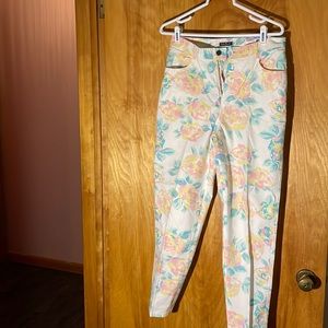 Bonjour JeannCompany flower print jeans